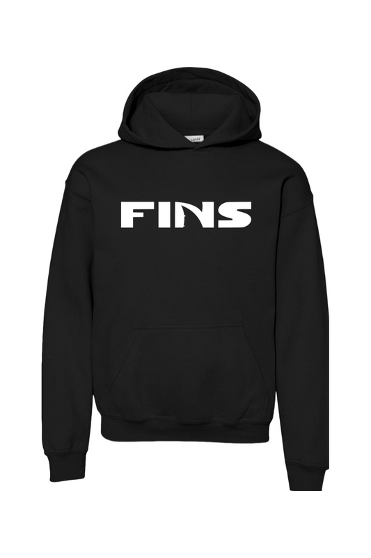 Fins - YOUTH Hooded Sweatshirt