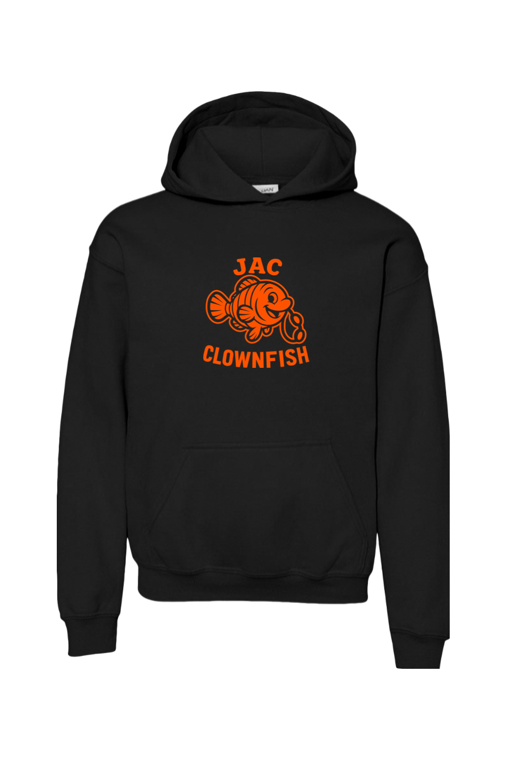 JAC Clownfish Youth Hoodie (orange logo)