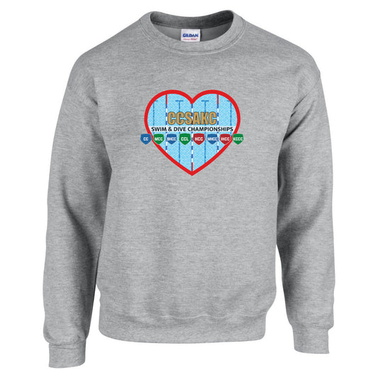 CCSAKC - Crewneck Sweatshirt with Heart