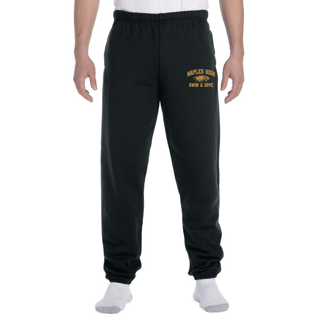 Naples Team Elastic-Bottom Sweatpants with Pockets