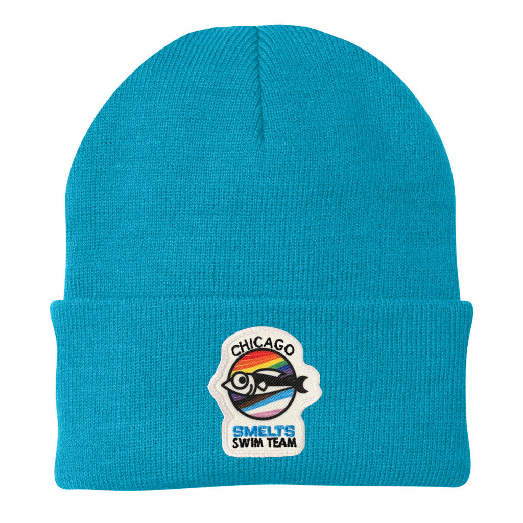 Chicago Smelts - Team Beanie (Neon Blue)