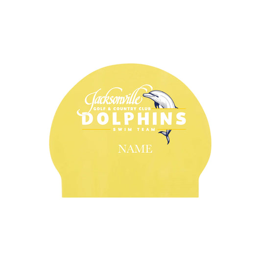 JGCC Swim - Custom Silicone Caps with Name (2-Pack)