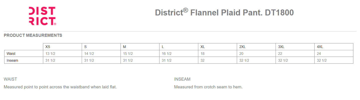 Stockdale HS Unisex Flannel Pants