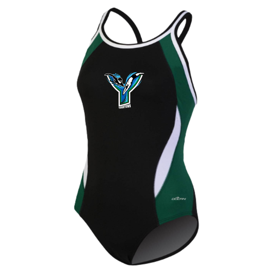 Yorktown Dolfin Reliance Ladies Color Block Suit
