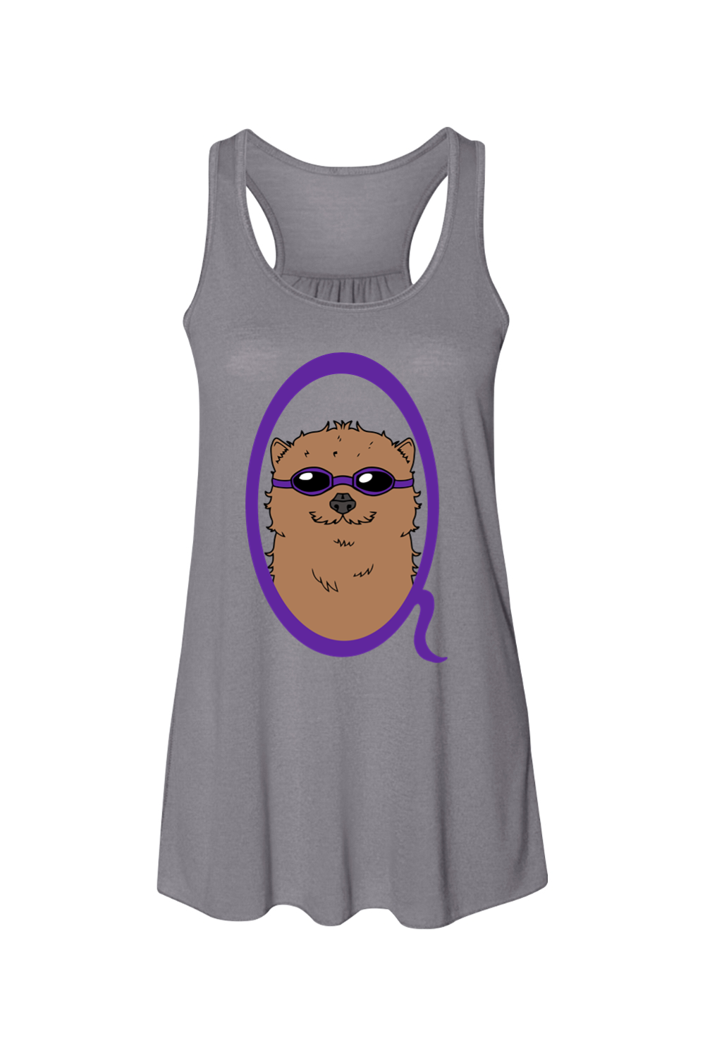 Quechee ST - Bella + Canvas Women's Flowy Racerback Tank