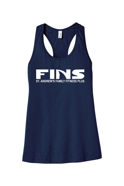 Fins - BELLA+CANVAS Women’s Jersey Racerback Tank
