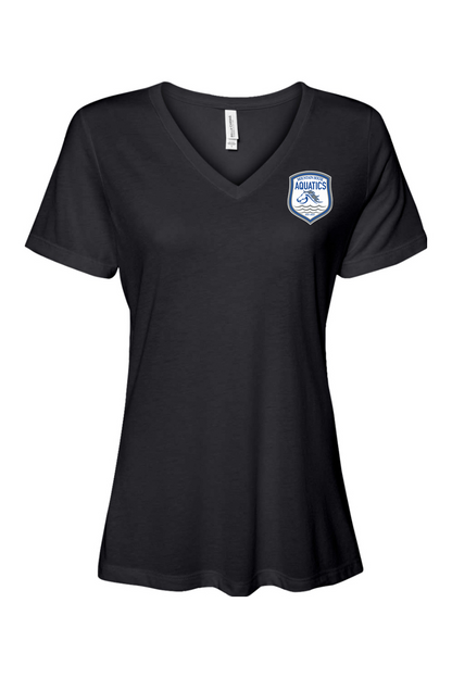 Mountain House HS WP - Women’s V-Neck T-Shirt
