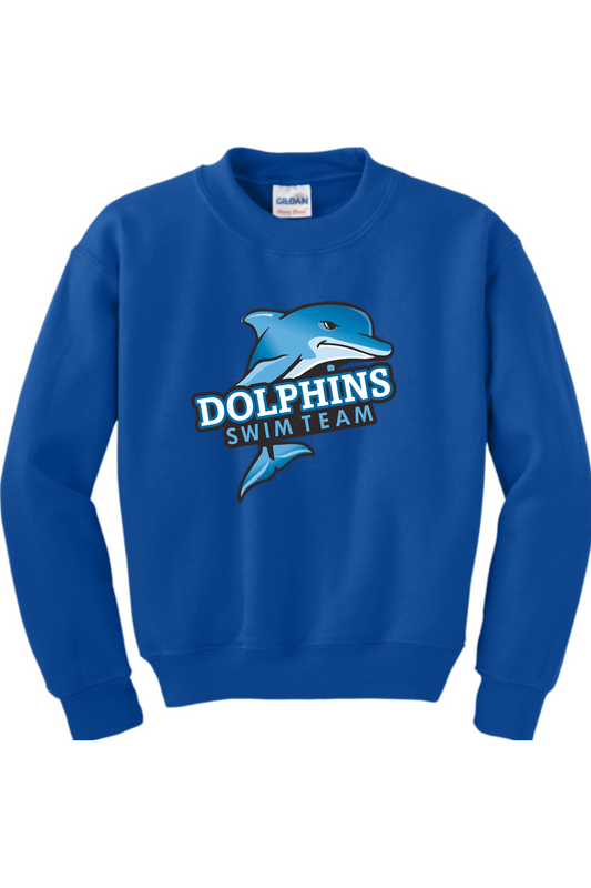Dolphins - YOUTH Crewneck Sweatshirt