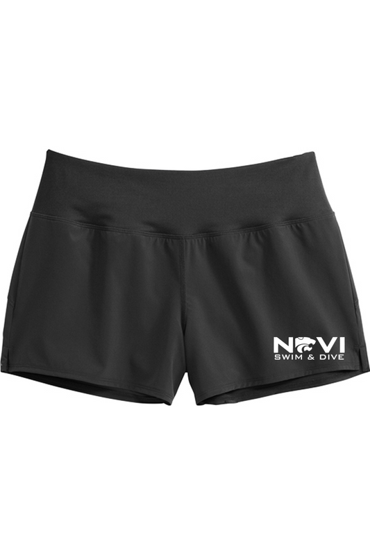 Novi HS Girls - Sport-Tek Ladies Repeat Shorts with Phone Pocket