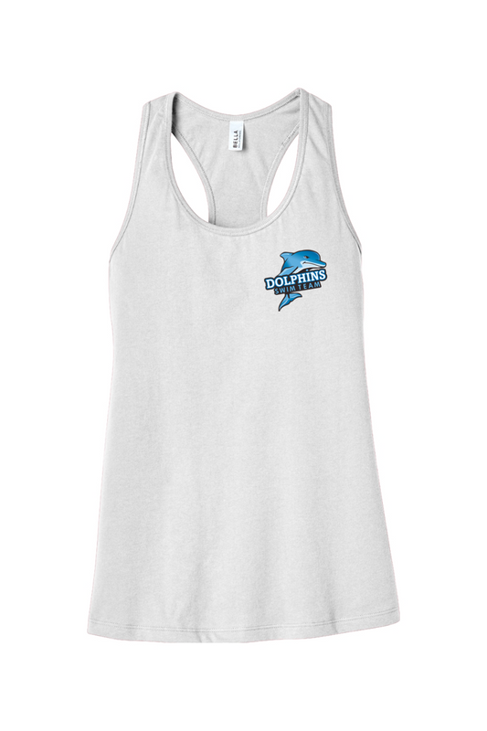 Dolphins - BELLA+CANVAS Women’s Jersey Racerback Tank