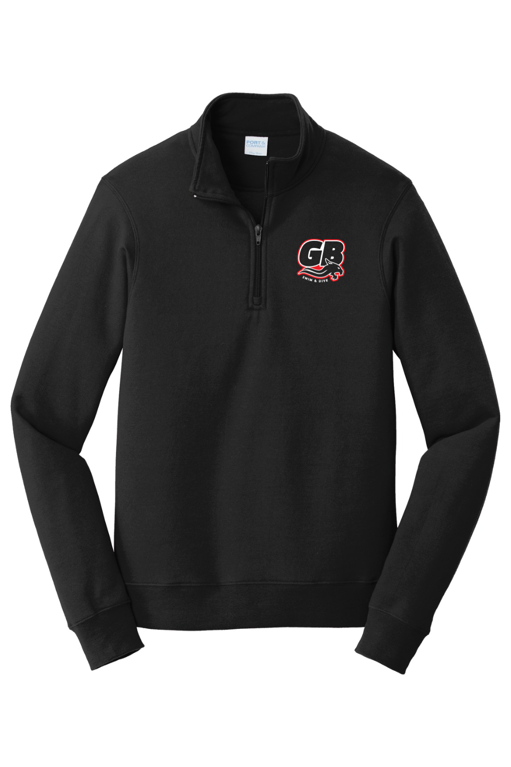 Grand Blanc HS Boys - Fleece 1/4-Zip Pullover Sweatshirt