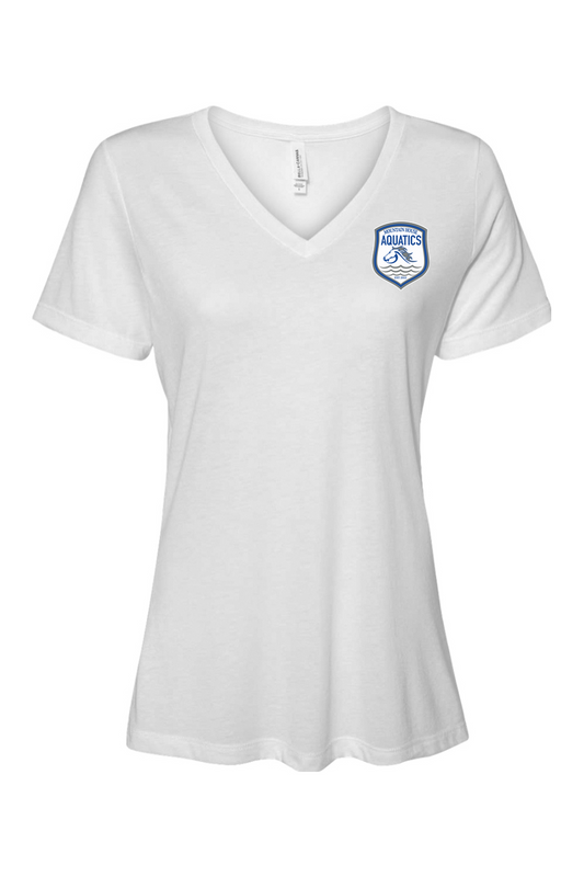 Mountain House HS WP - Women’s V-Neck T-Shirt