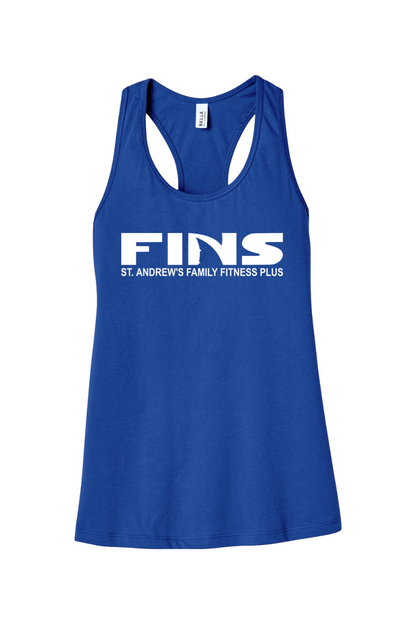 Fins - BELLA+CANVAS Women’s Jersey Racerback Tank