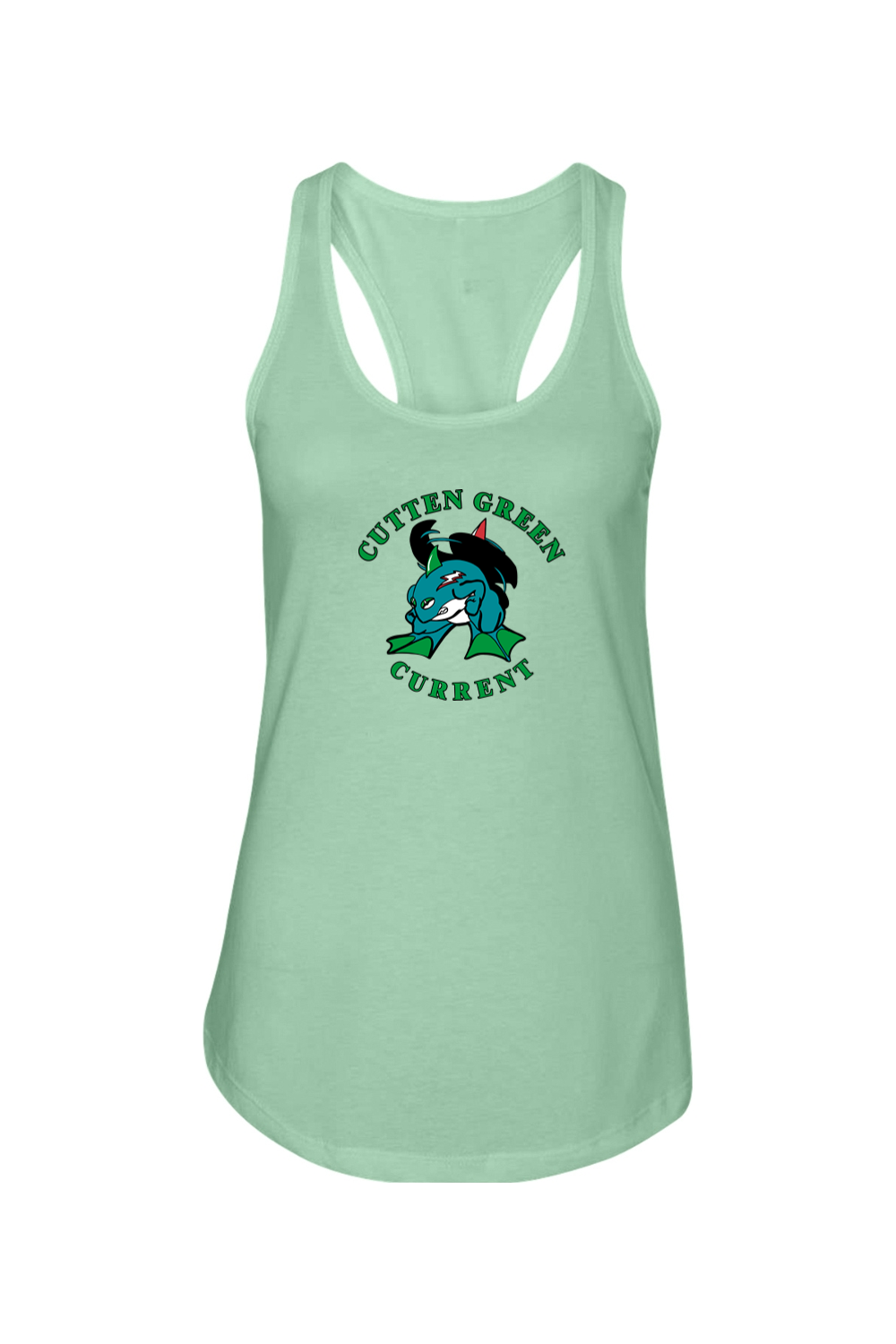 Cutten Green Ladies Racerback Tank