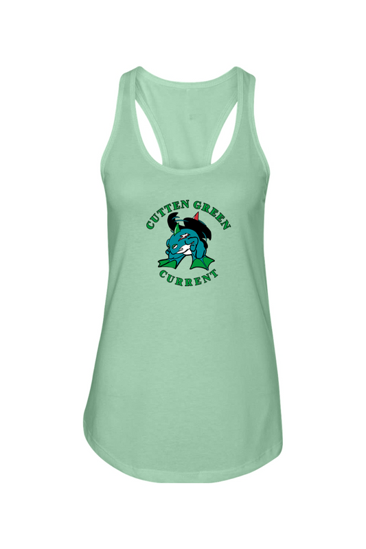 Cutten Green Ladies Racerback Tank