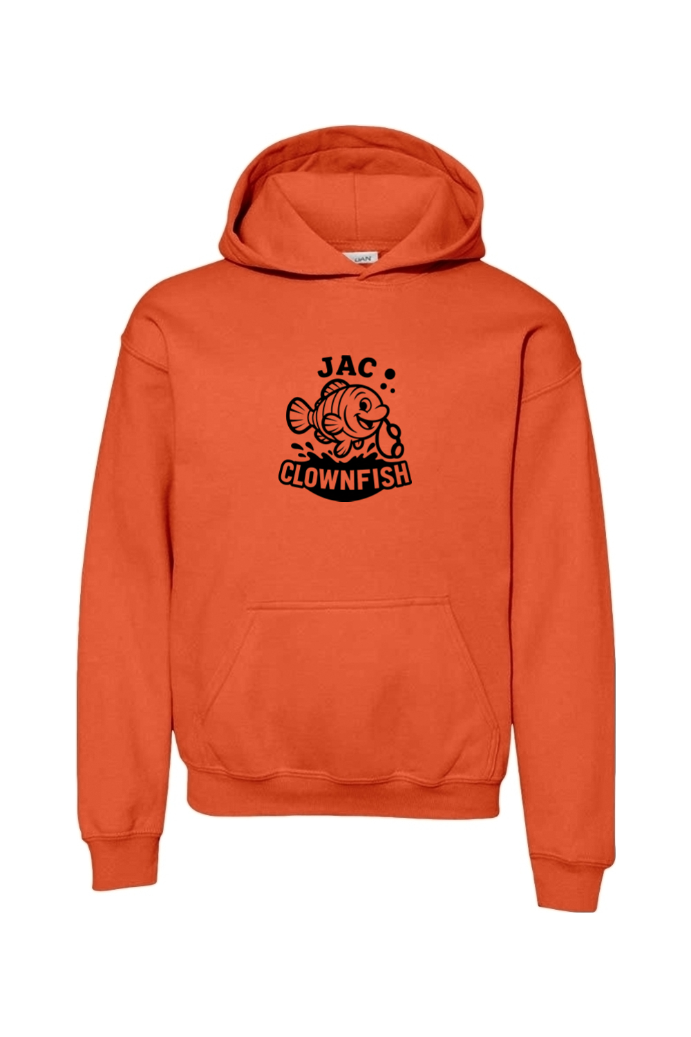 JAC Clownfish Youth Hoodie (black logo)