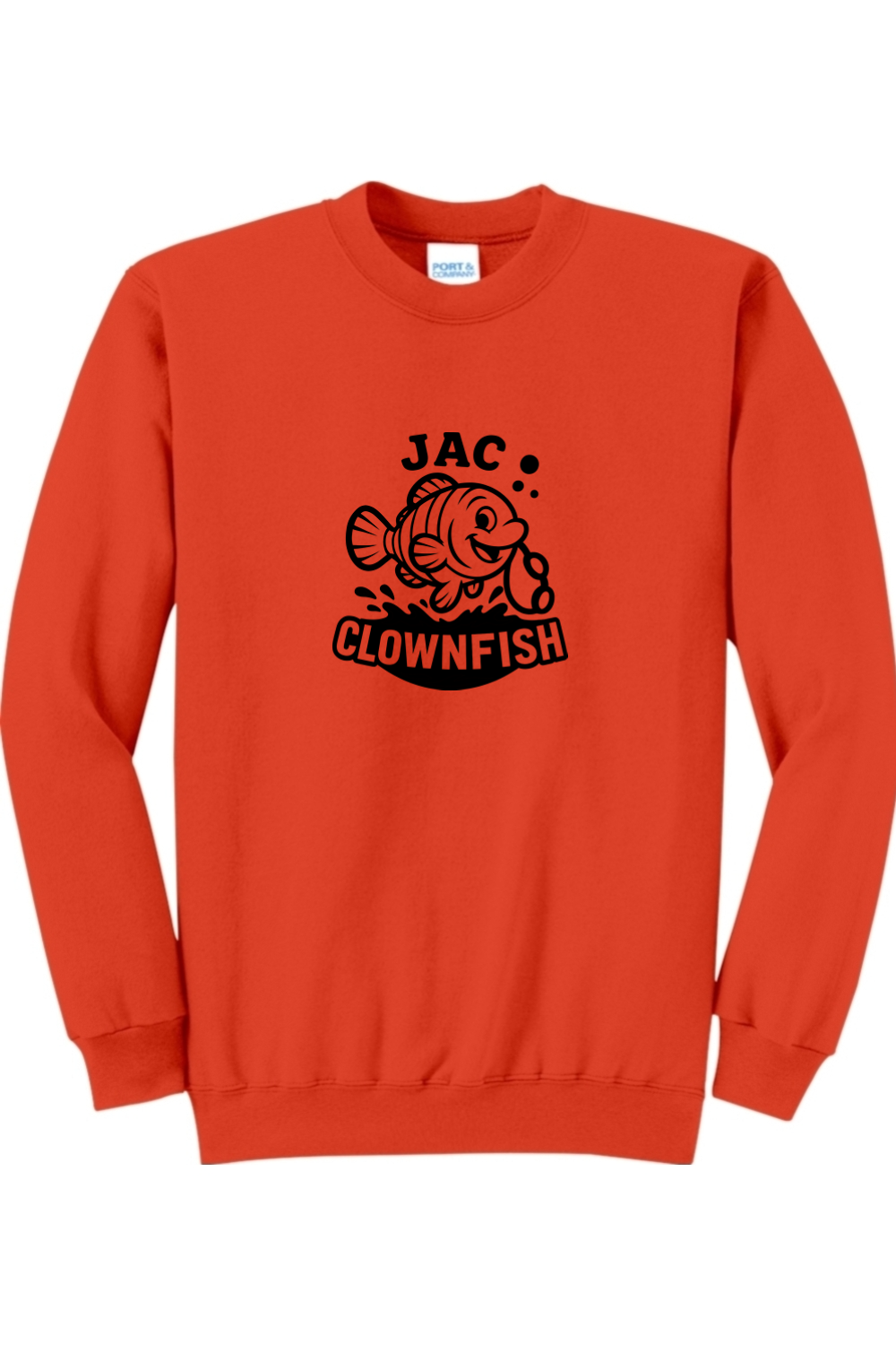 JAC Clownfish Crewneck Sweatshirt (black logo)