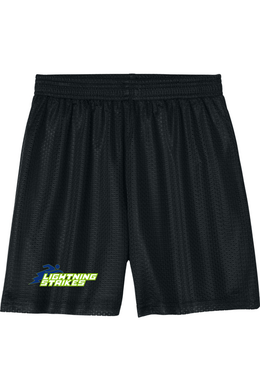 Lightning Strikes - Sport-Tek Youth PosiCharge Mesh 5" Short