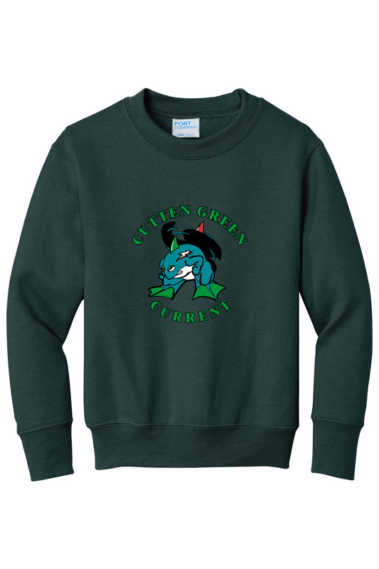 Cutten Green Youth Crewneck Sweatshirt