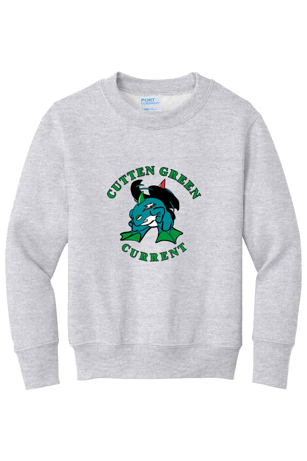Cutten Green Youth Crewneck Sweatshirt