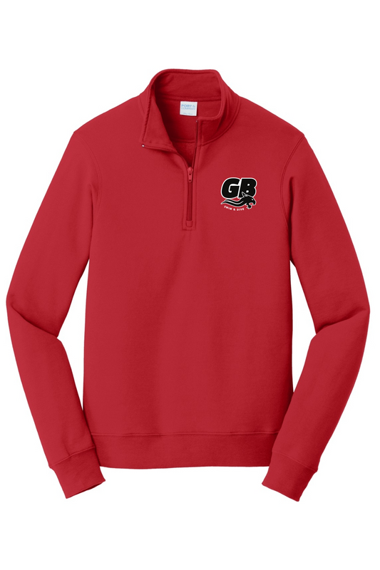 Grand Blanc HS Boys - Fleece 1/4-Zip Pullover Sweatshirt