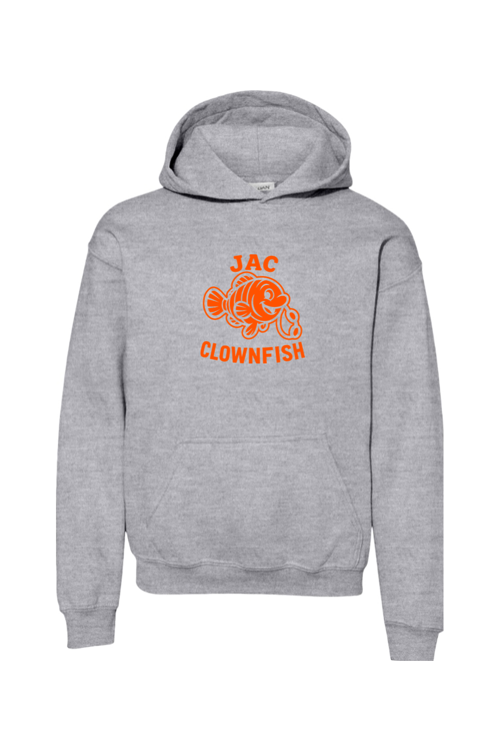 JAC Clownfish Youth Hoodie (orange logo)