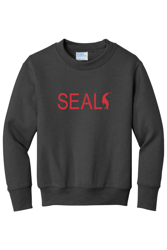 Strawberry Seals Youth Crewneck Sweatshirt