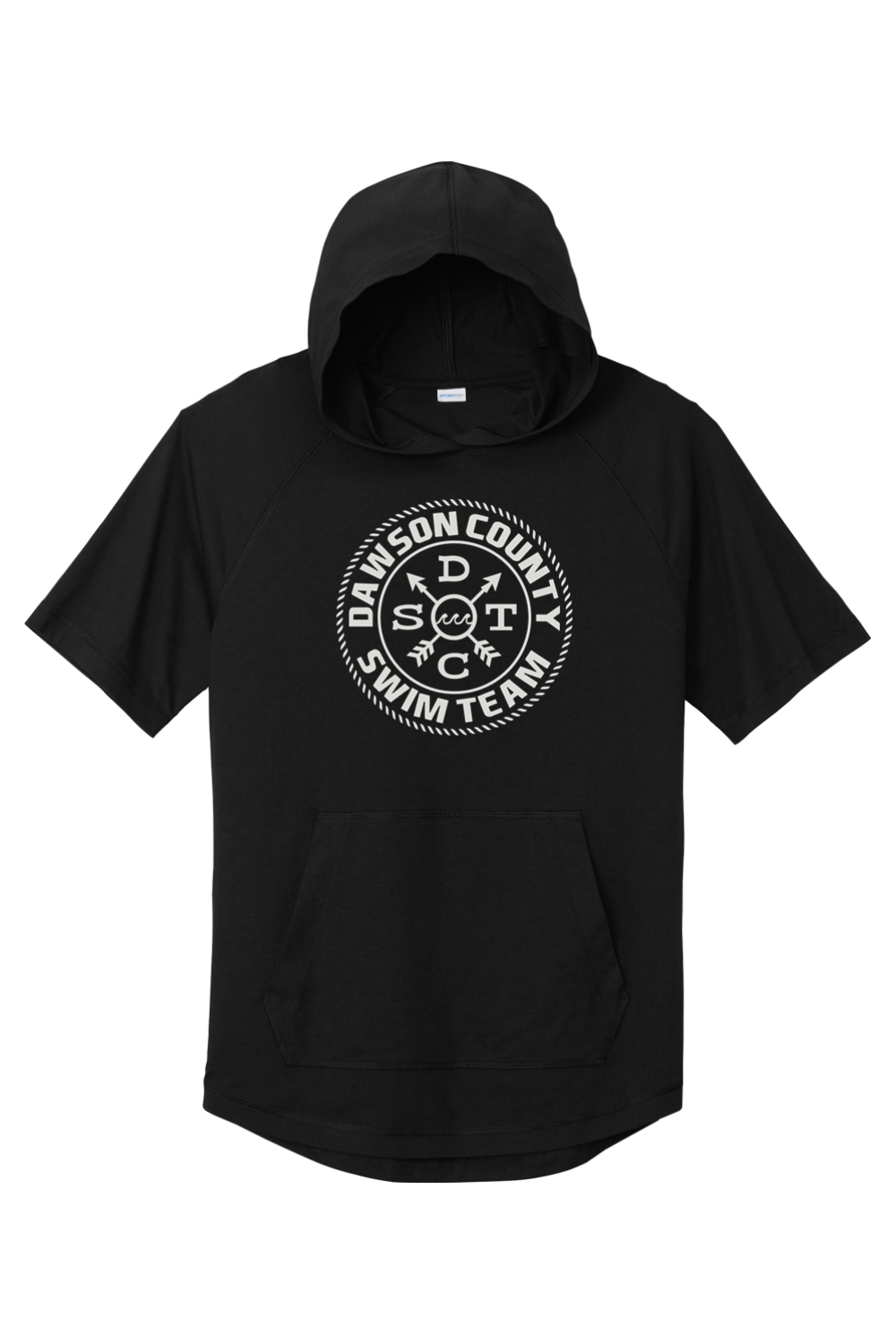 Dawson County - Sport-Tek PosiCharge Tri-Blend Wicking Short Sleeve Hoodie