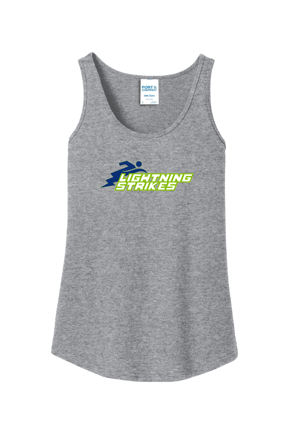 Lighnting Strikes - Ladies Core Cotton Tank Top