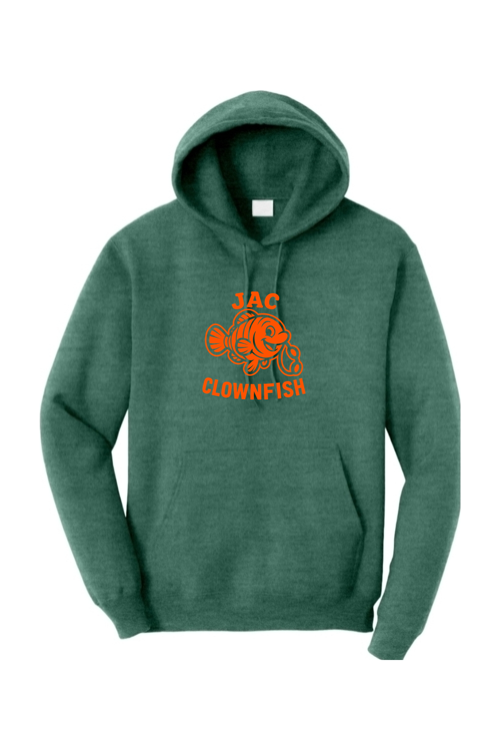 JAC Clownfish Hoodie Orange Logo