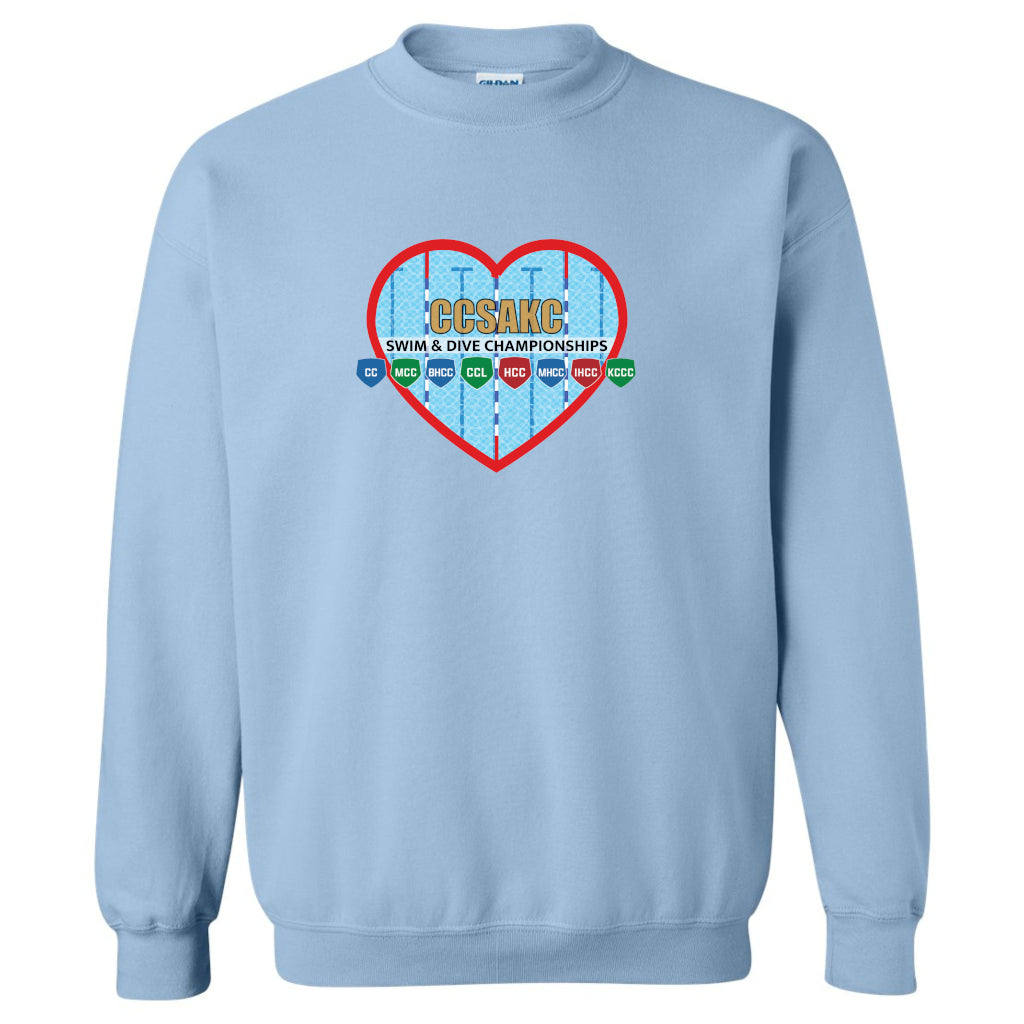 CCSAKC - Crewneck Sweatshirt with Heart