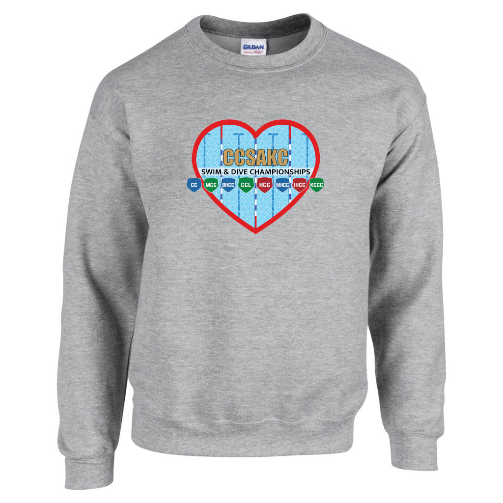 CCSAKC - Crewneck Sweatshirt with Heart