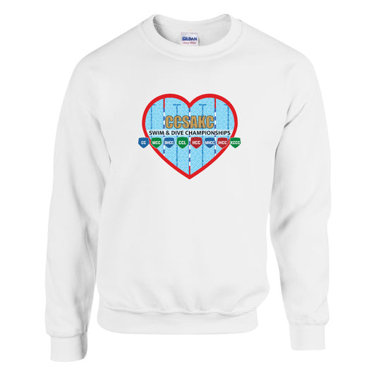 CCSAKC - Crewneck Sweatshirt with Heart