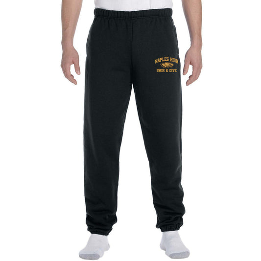 Naples Team Elastic-Bottom Sweatpants with Pockets