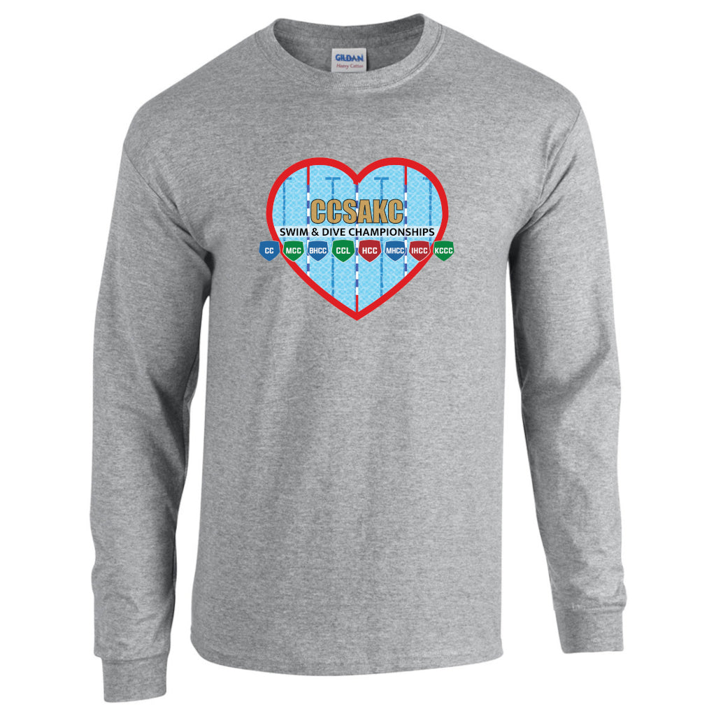 CCSAKC - Long Sleeve T-Shirt with Heart
